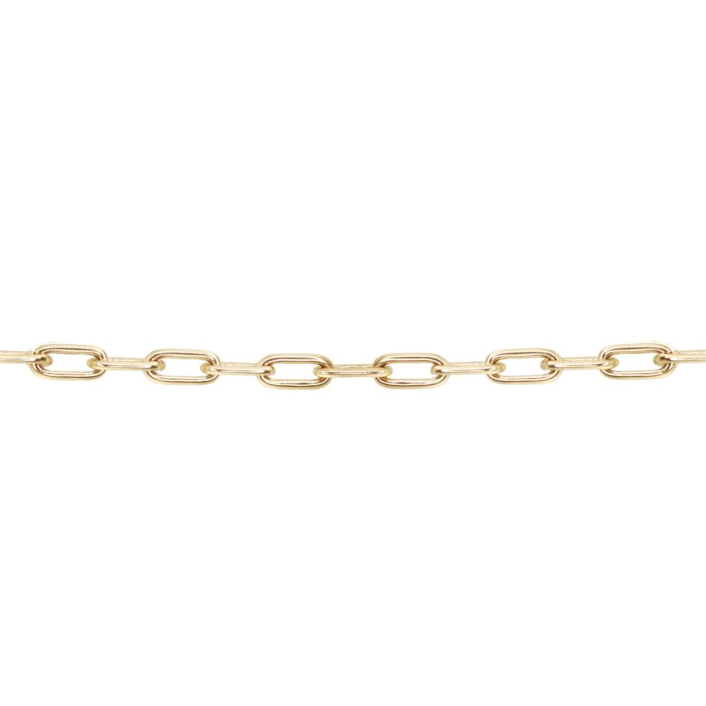 925 Sterling Silver Thin Paperclip Chain Bracelet