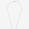 Adjustable three pearl lariat necklace with a versatile chain length