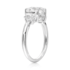 925 sterling silver ring with premium CZ diamond stones