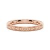 925 Sterling Silver Three Stone Princess Shaped Diamond Bridal Set Men Wedding Band - Image 16
