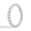 925 Sterling Silver Three Stone Princess Shaped Diamond Bridal Set Men Wedding Band - Image 19
