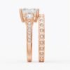 925 Sterling Silver Three Stone Princess Shaped Diamond Engagement Ring - Image 20