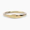 Tiny 925 sterling silver signet ring with slim band