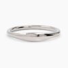 Delicate signet ring with a slim profile and classic shape