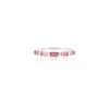 925 Sterling Silver Tourmaline Baguette Cut Dainty Band