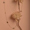 925 Sterling Silver Tourmaline Chain Necklace - Image 2