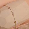 925 Sterling Silver Tourmaline Chain Necklace - Image 5