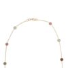 925 Sterling Silver Tourmaline Chain Necklace - Image 8