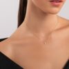 925 Sterling Silver Trio Bezel Diamond Necklace - Image 3