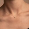 925 Sterling Silver Trio Diamond Necklace - Image 2