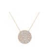 925 Sterling Silver True Blue Diamond Necklace