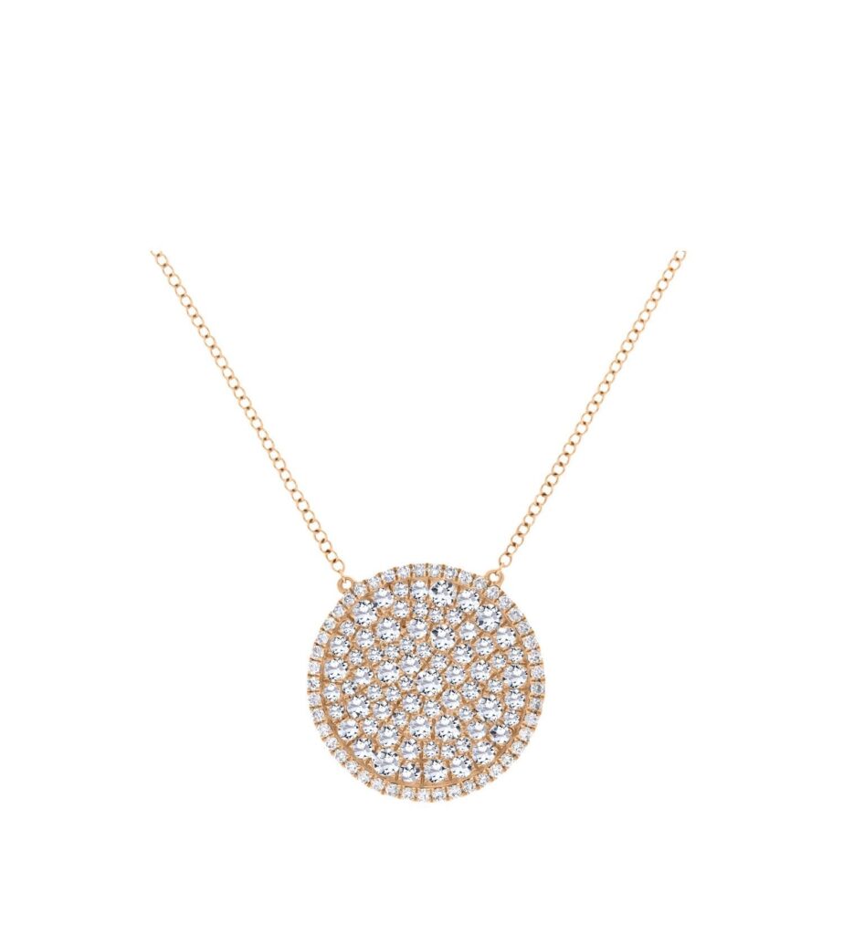 925 Sterling Silver True Blue Diamond Necklace