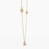 925 Sterling Silver Two Sided Diamond Yard Necklace - Image 6
