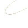 925 Sterling Silver Uncut Diamond Station Necklace - Image 3