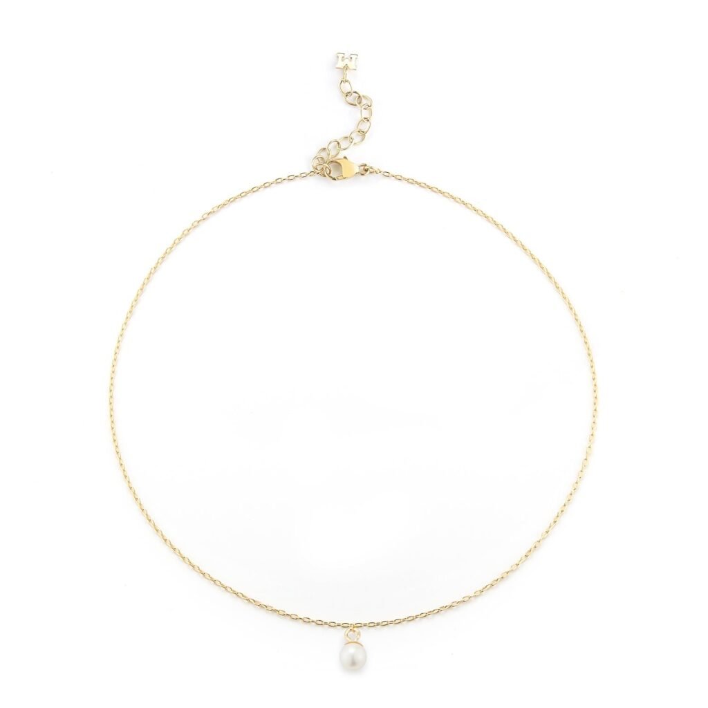 925 Sterling Silver Uni Pearl Anklet