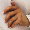 925 Sterling Silver Unique Design Solitaire Diamond Ring - Image 13