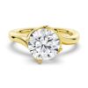 925 Sterling Silver Unique Design Solitaire Diamond Ring - Image 2