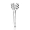 925 Sterling Silver Unique Design Solitaire Diamond Ring - Image 5
