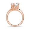 925 Sterling Silver Unique Design Solitaire Diamond Ring - Image 9