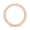 Refined ring with classic eternity style and slim band
