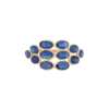 925 Sterling Silver Unique Sapphire Ring