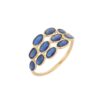 925 Sterling Silver Unique Sapphire Ring - Image 2