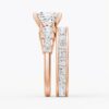 925 Sterling Silver Unique Three Stone Princess Cut Diamond Ring - Image 19