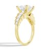 925 Sterling Silver Unique Three Stone Princess Cut Diamond Ring - Image 7