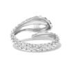 Sterling silver ring with a 2.80mm to 10mm width