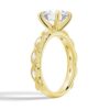 925 Sterling Silver Vintage Infinity Milgrain Round Diamond Engagement Ring - Image 10