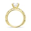 925 Sterling Silver Vintage Infinity Milgrain Round Diamond Engagement Ring - Image 12