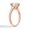 925 Sterling Silver Vintage Round Cut Diamond Engagement Ring Graduated Band - Image 10