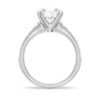 925 Sterling Silver Vintage Round Cut Diamond Engagement Ring Graduated Band - Image 6