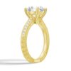 925 Sterling Silver Vintage Round Cut Diamond Engagement Ring Milgrain Edges - Image 7