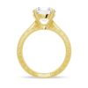 925 Sterling Silver Vintage Round Cut Diamond Engagement Ring Milgrain Edges - Image 9