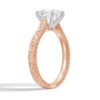 925 Sterling Silver Vintage Two Tone Cushion Diamond Engagement Ring Milgrain Edges - Image 10
