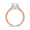 925 Sterling Silver Vintage Two Tone Cushion Diamond Engagement Ring Milgrain Edges - Image 12