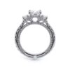 925 Sterling Silver Vintage Two Tone Three Stone Oval Diamond Engagement Ring - Image 9