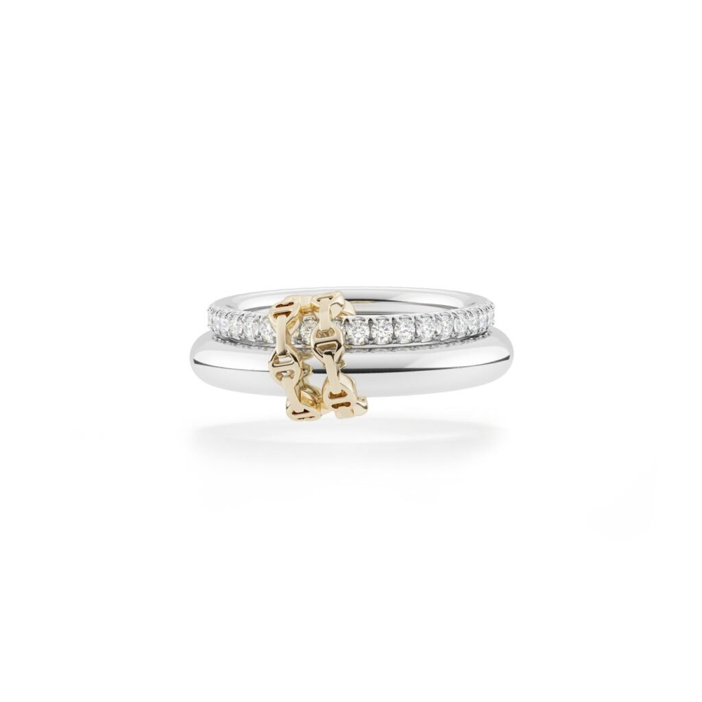 925 Sterling Silver Virgo Pave HB Diamond Ring