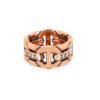 925 sterling silver ring with thick gold plating finish