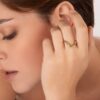 925 Sterling Silver Wave Dome Ring - Image 2