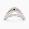 925 Sterling Silver Wave Dome Ring - Image 8
