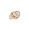 925 Sterling Silver White Love Diamond Ring