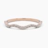 Pave-set ring with a clean, vintage-inspired shape